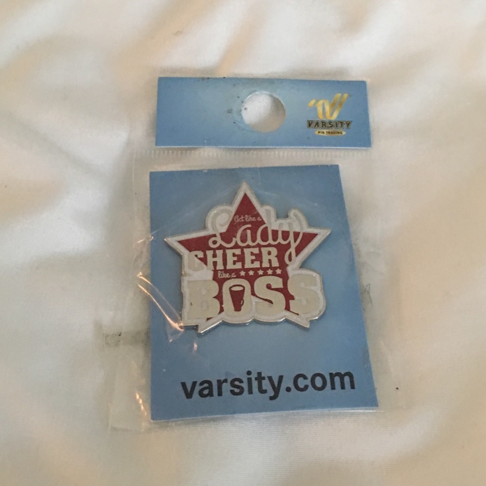 Cheer Like a Boss Varsity Trading Pin